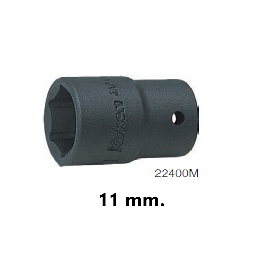 SKI - สกี จำหน่ายสินค้าหลากหลาย และคุณภาพดี | KOKEN 22400M-11 ลูกบ๊อกไฟฟ้า 1/4นิ้ว-6P-11mm.